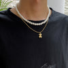 PEARL BEAR NECKLACE