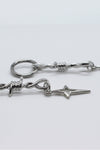 Barbed Wire Metal Earrings