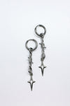 Barbed Wire Metal Earrings